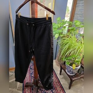 PRADA MILANO MEN'S SWEATPANTS WITH RE-NYLON DETAILS [ENAMEL TRIANGLE LOGO] XL